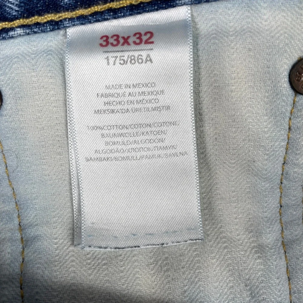 Polo Ralph Lauren Jeans Mens 33x32 Blue Authentic Dungarees Denim